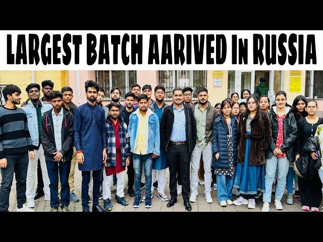 MBBS ABROAD LARGEST BATCH ARRIVED IN RUSSIA FOR STUDY MEDICINE  #aarivalmbbsstudent #medico #mbbs