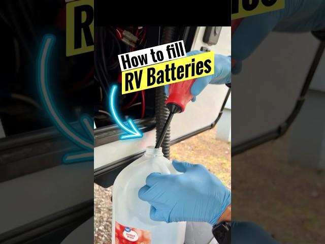 How to Add Water to RV Batteries
