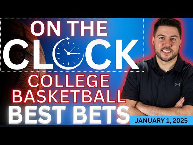 College Basketball Predictions Today | NCAAB Picks and Best Bets | On the Clock for 1/1/25