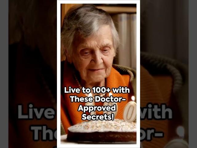 Live to 100+ with These Doctor-Approved Longevity Secrets![Longevity S:1] #100plus