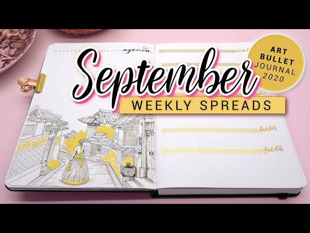 SEPTEMBER Bullet Journal WEEKLY 2020 South Korean Bullet Journey PLAN WITH ME