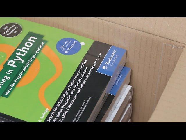 Rheinwerk Verlag: Erstes Unboxing