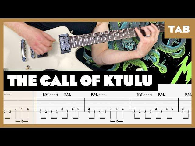 Metallica - The Call of Ktulu - Guitar Tab | Lesson | Cover | Tutorial