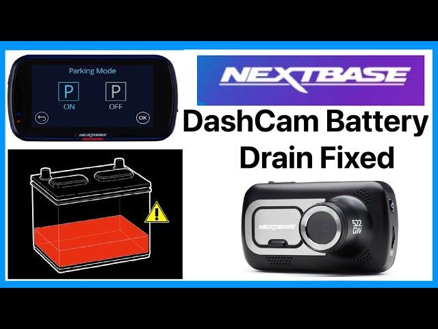 Nextbase Dash Cam Battery Drain With Hardwire Kit- FIXED - Parking Mode / Auto Power Off Settings