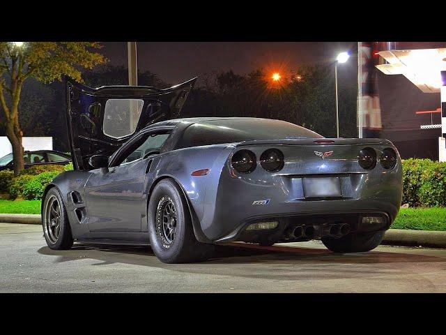 9+ minutes of STREET RACING!!! 1000hp ZR1, Boosted Evo, CTS-V, Mustangs & MORE!