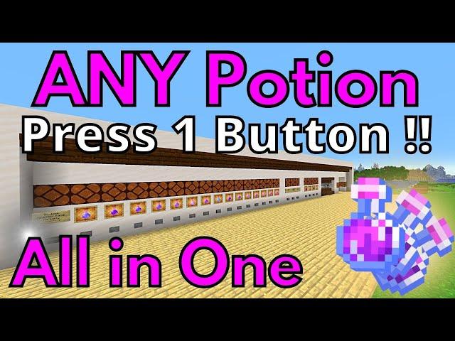 Minecraft | Tutorial | Potion Station 1.18 | Storage System | All in ONE