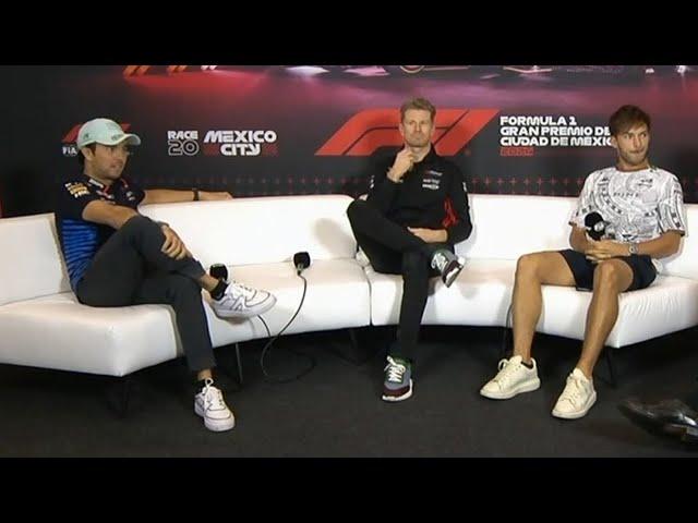 Pre Race Drivers Press Conference Mexico City Grand Prix 2024 (PART 1)