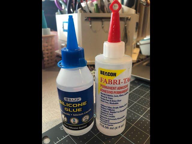 Bazic Silicone Glue vs. Fabri-Tac Perm. Adhesive Initial Review