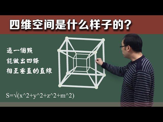 四维空间到底是什么样子的？李永乐老师6分钟解释高维空间