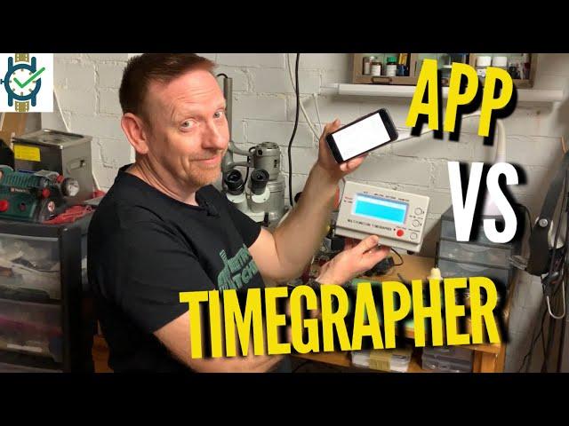 App vs Timegrapher.  (Weichi 1000 vs Watch Tuner Timegrapher)