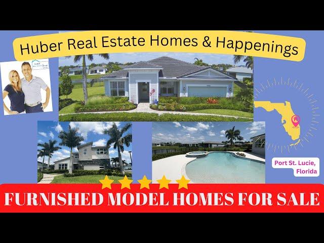 New Furnished Model Homes For Sale With Pool in Port St Lucie, Florida