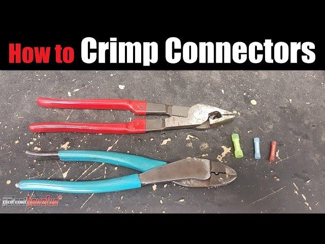 How to Crimp Connections (Butt Connectors) | AnthonyJ350