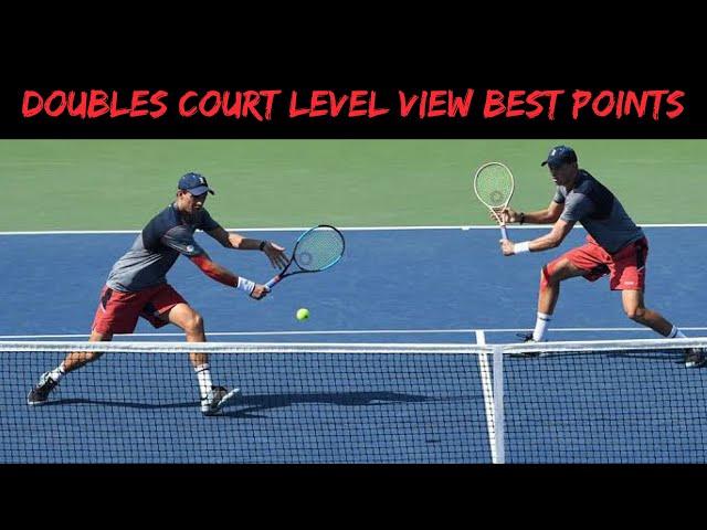 Doubles Court Level View Best Points ● Tennis On Another Level