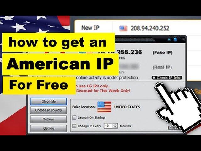 How to get American / USA IP Address for Free in a Minute!