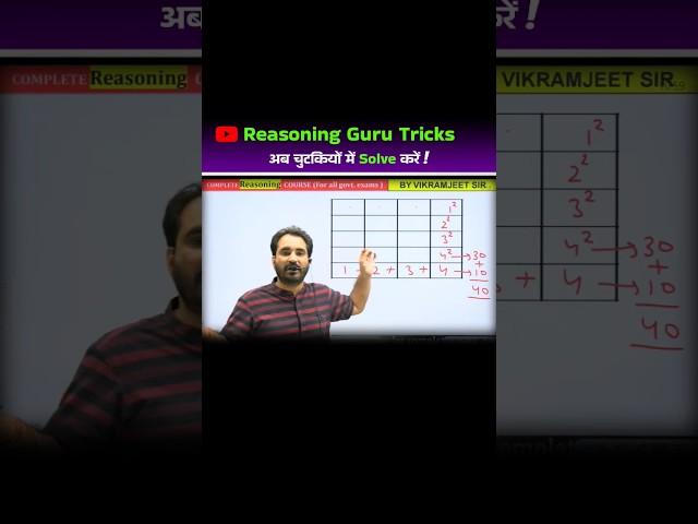 Counting Figure Tricks || Reasoning Guru Tricks by VIKRAMJEET SIR || #ssccgl2023 #logicalreasoning