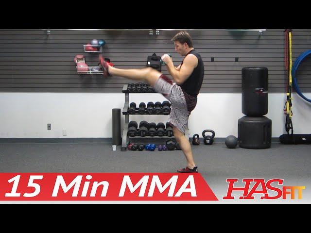 UFC TRAINING MMA WORKOUT - 15 Min MMA Training Conditioning Workouts w/ PRO Fight Coach Kozak