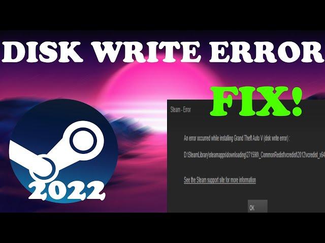 Steam - Disc write Error Fix - Tutorial | Deutsch | 2022