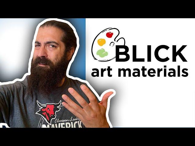 Is Blick Art Materials Any Good? | Art Supplies Haul Studio Vlog