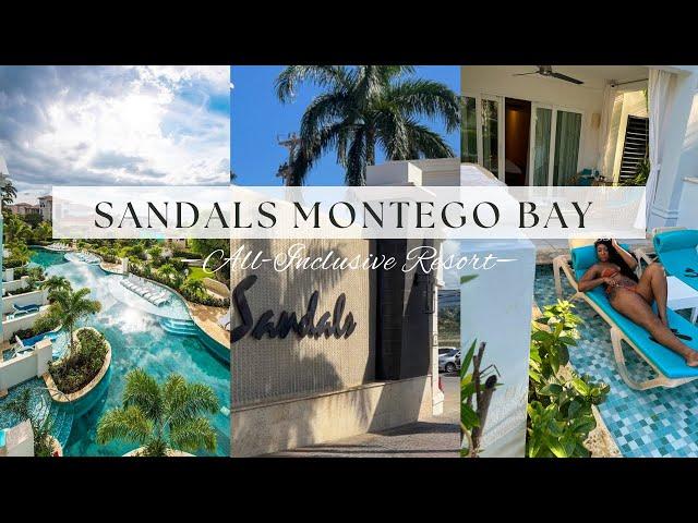 SANDALS MONTEGO BAY JAMAICA | all-inclusive resort review + room tour