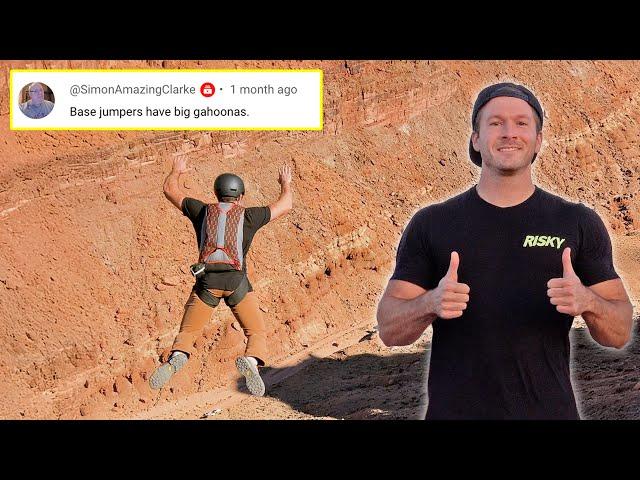 Proving BASE Jumpers Have The Biggest BALLS!