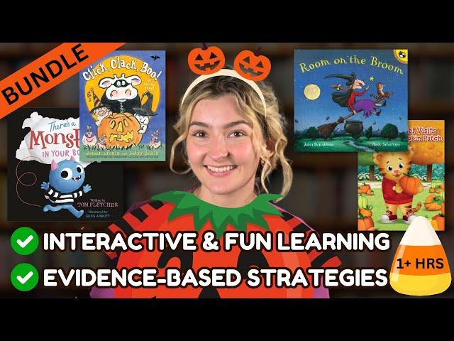 Speech Therapist Reads Halloween Books! | Holiday Stories | Evidence-Based Read Aloud