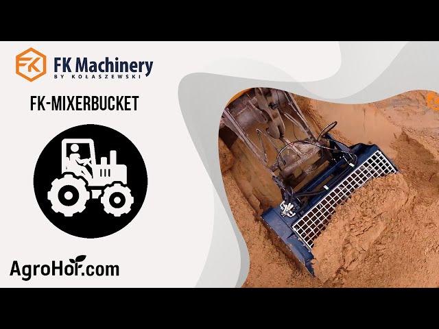 FK Machinery bucket concrete mixing at work │Agrohof │