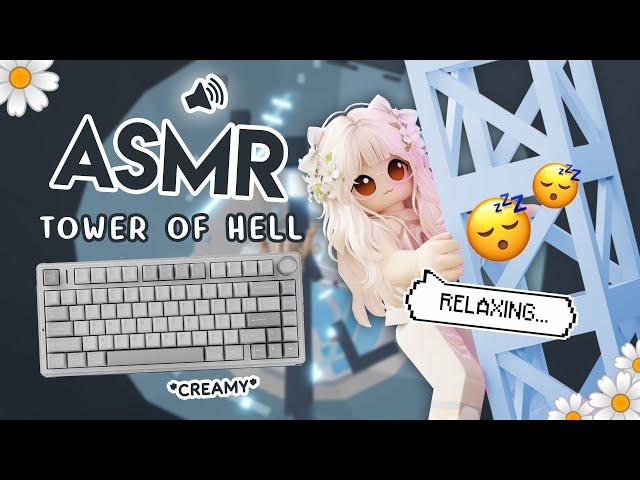 Roblox Tower of Hell but it's *CREAMY* Keyboard ASMR  #6