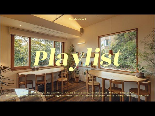 [Playlist]  Chill Korean Cafe Playlist to Start Your Day | Music to Study, Work, Coffee Shop