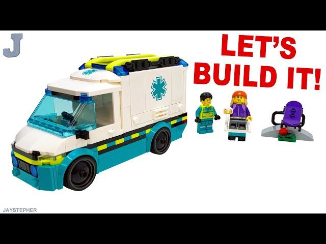 LEGO City2025 Emergency Ambulance 60451 Complete Build & Review