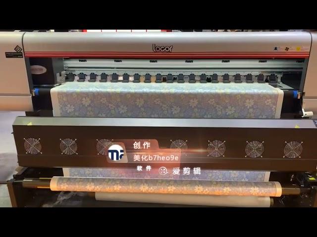 Locor High Speed 6ft 1.8m Digital Dye Sublimation Textile Printer with 3/4 pcs 4720 printheads