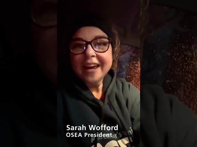 President Sarah Wofford on Classified School Employees Week 2024