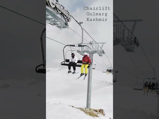 chairlift  in heaven .                GULMARG KASHMIR ️ #gulmarg #gulmarggondola #winterwonderland