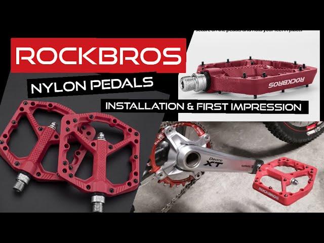 ROCKBROS Mountain Bike Pedals Unboxing, Installation & 1st impression