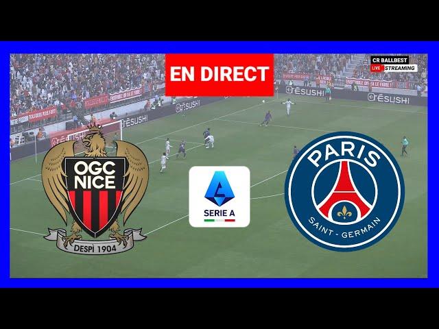 En Direct : Nice vs PSG (Paris Saint Germain) | Ligue 1 24/25 | Diffusion en direct | Match complet