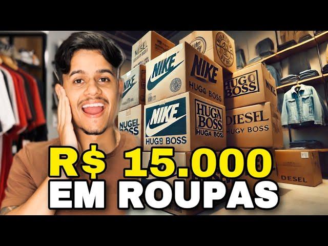 Comprei 15 mil reais em roupas para minha loja | #lojaderoupas #lojavirtual #comoabrirumaloja