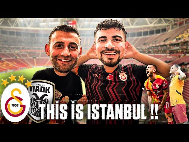 ICARDI YUNANLARI YIKTI STADYUM COŞTU AGRESİF TRİBÜN | Galatasaray 3-1 PAOK Stad Vlog