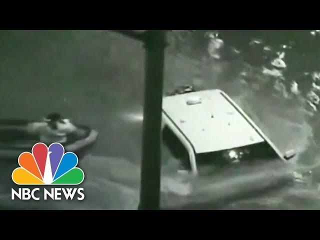 Dramatic Rescues Follow Devastating Houston Floods | NBC News