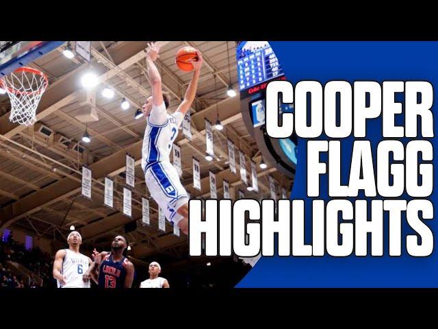 COOPER FLAGG HIGHLIGHTS | Duke vs. Lincoln | 22 points, four assists, two blocks