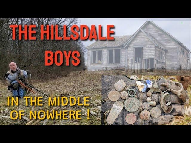 Metal Detecting With The Hillsdale Boys, IN THE MIDDLE OF NOWHERE !