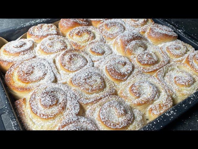 Ich habe noch nie so leckere und weiche Pudding Gebäck gegessen! Unglaublich lecker! [Untertitel]