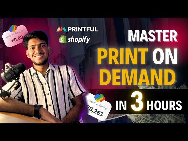 Full Print On-Demand Course With PRINTFUL 2024 | COMPLETE A-Z BLUEPRINT 2024