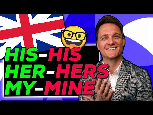 MY oder MINE Possessive Pronouns & Begleiter + Beispiele | Englisch lernen