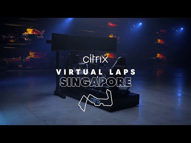 @citrix Virtual Lap | Sergio Perez Laps The RB18 At The Singapore Grand Prix