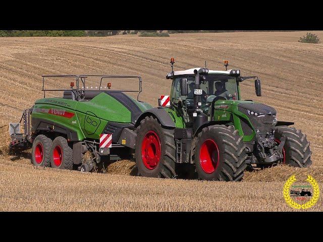 Strohernte XXL / Fendt Squadra 1290 N UD / 2 X Krone HDP II / Claas Turion 1914 / Agrarlohn Müritz