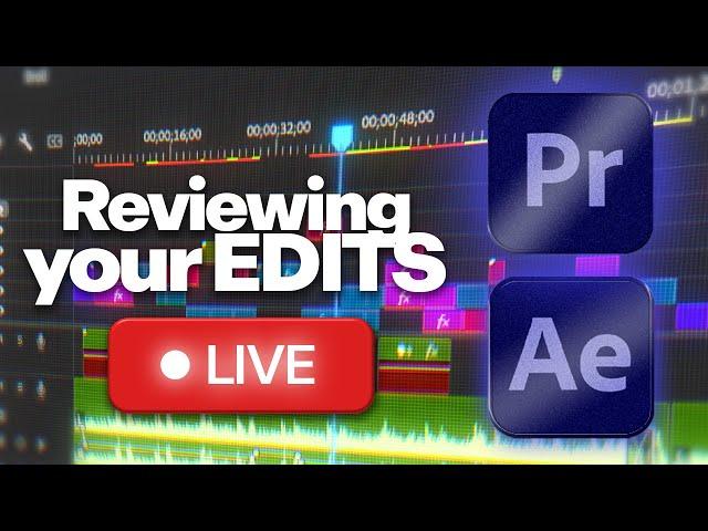 Reviewing YOUR edits + Editing Hacks/Tricks  | Premiere Pro & After Effects