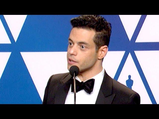 Oscars 2019: Rami Malek Wins For Actor In A Leading Role In Bohemian Rhapsody (FULL INTERVIEW)