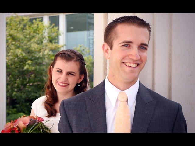 Beautiful LDS wedding! Bountiful Temple