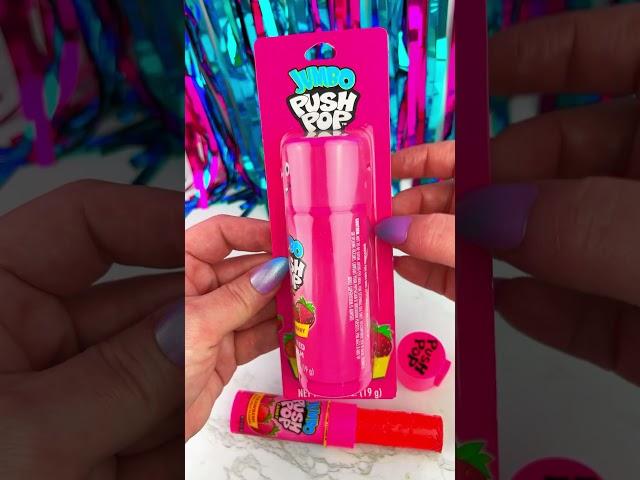 PUSH POP Candy Lip Balm Satisfying Video ASMR! #shorts