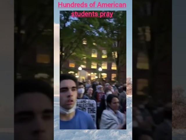 hundreds of American students pray.... @suvanappiriyan