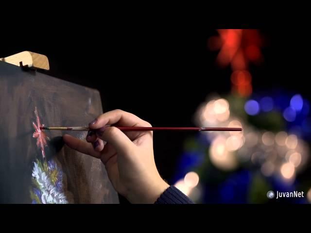 Christmas Decorating and Painting SlowMotion [JuvanNet]